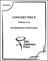 Concert Piece for Euphonium Euphonium and Piano P.O.D. cover